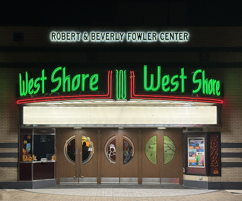 West Shore Theatre at Night
